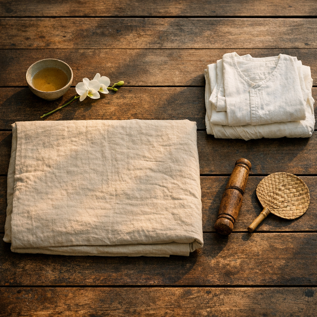 Massage thaïlandais — illustration éditoriale