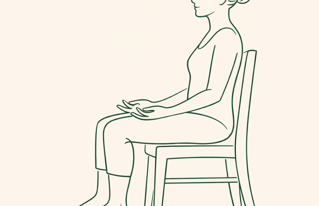 Posture repos final sur chaise