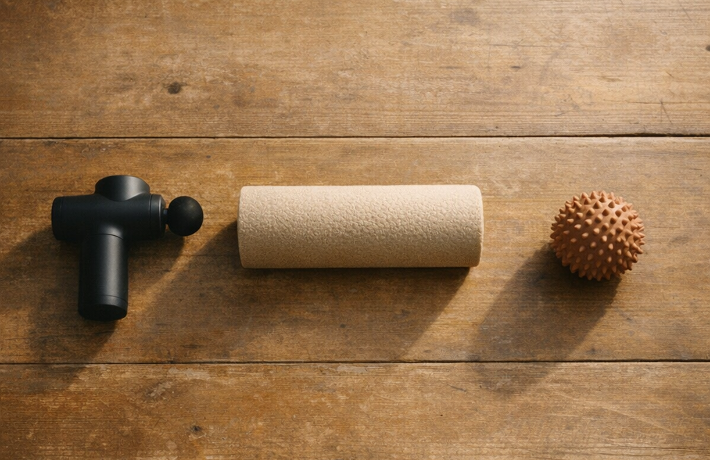 Trois outils auto-massage