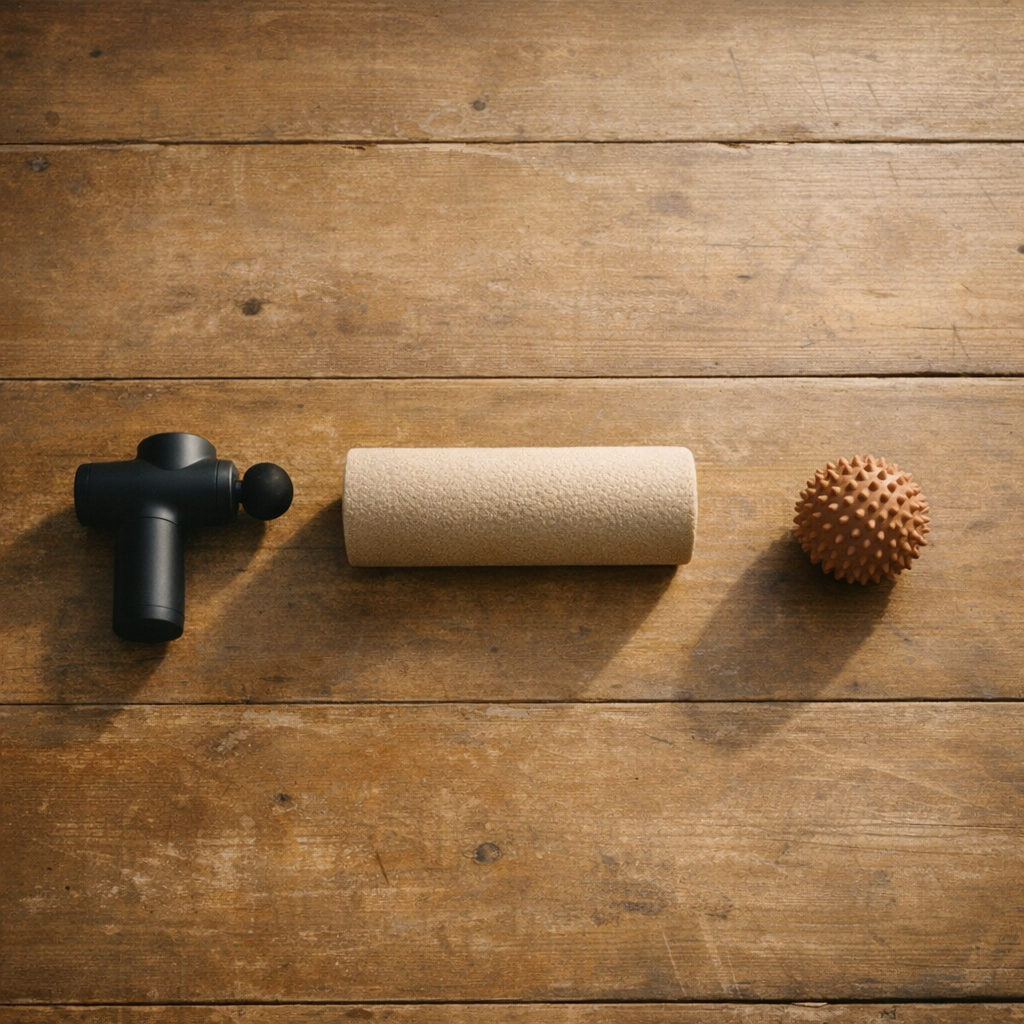 Trois outils auto-massage