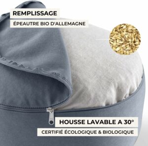 Lotuscrafts Coussin Méditation Rond — visuel 6