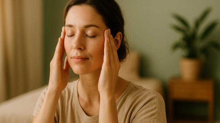 Auto-massage du visage : la routine à la main, zone par zone